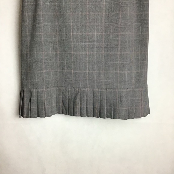 Isabella De Marco plaid Skirt w/Pleated Hem. Sz 10 - Picture 4 of 8